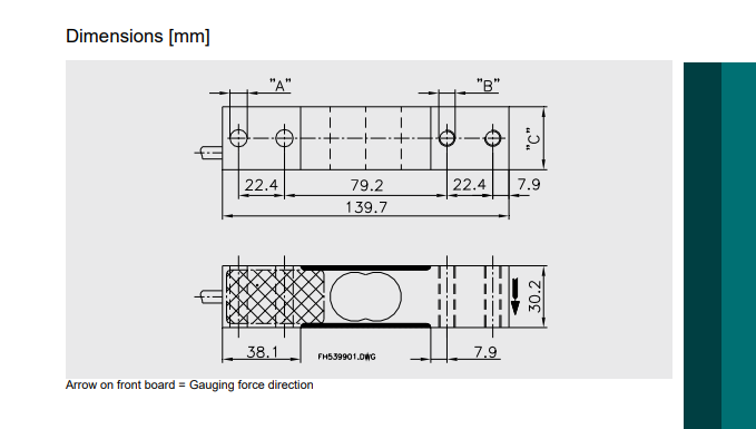 PWS-60kg稱(chēng)重傳感器