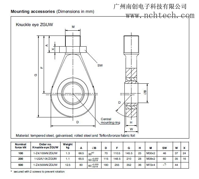 德國hbm U10M/力傳感器