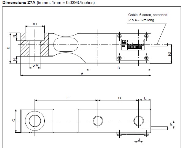 德國(guó)HBM Z7AD1/10t稱重傳感器