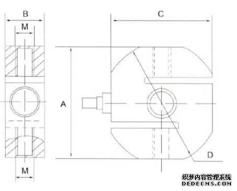 美國(guó)sensolink稱重傳感器 SLZ2R產(chǎn)品尺寸