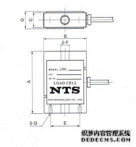 日本NTS  LRM-1KN稱(chēng)重傳感器產(chǎn)品尺寸