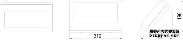 耀華XK3190—D2+稱(chēng)重儀表產(chǎn)品尺寸