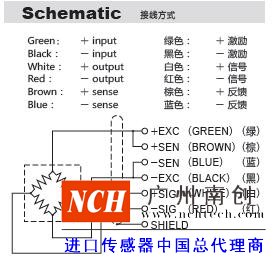 美國(guó)傳力CD-GD稱重模塊接線方式